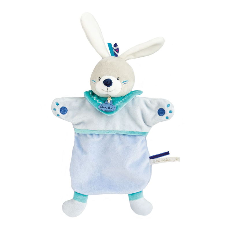  - handpuppet tipioux - blue rabbit 
